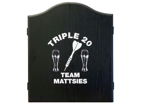 Dartboard Winmau Black Box  | inkl. 4c Druck 2seitig Werbeartikel