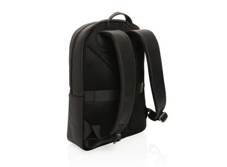 Swiss Peak Deluxe PU Laptop-Rucksack, PVC-frei bedrucken