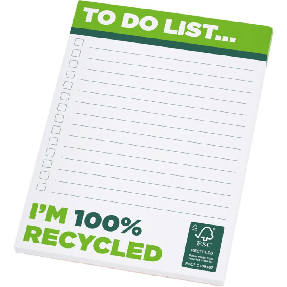 Product image Desk-Mate® A6 recycelter Notizblock Werbeartikel