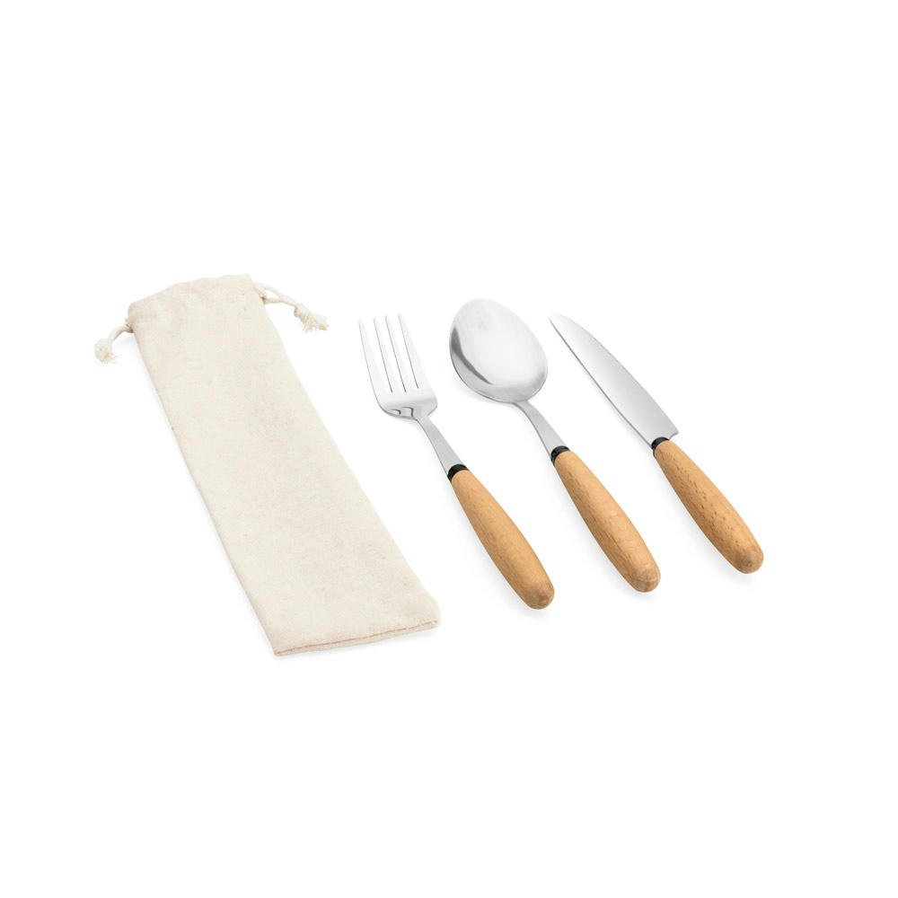 Product image BOULUD. 3-teiliges Set aus Akazienholz Werbeartikel