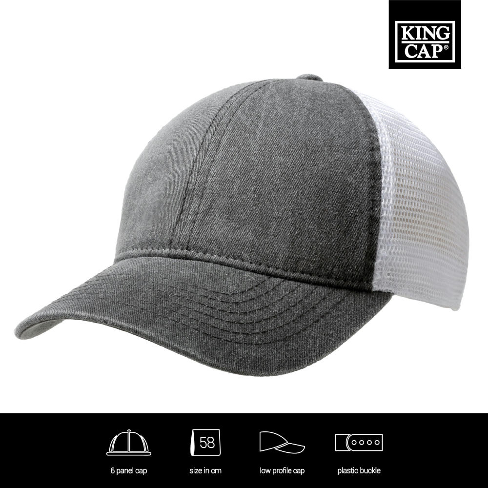 Washed Cotton Soft Mesh Trucker Cap Werbeartikel