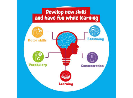 6 in 1 Super Science Kit III. Lernspiel lieferung inklusive einer kraftpapiertasche (115 g/m²) Werbeartikel