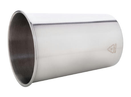 Becher aus recyceltem Edelstahl Redisha Mono Werbeartikel