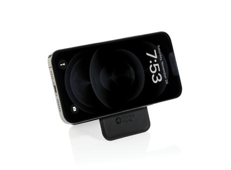 Magstand magnetische Handytasche mit Ständer aus RCS rec. PU Werbeartikel