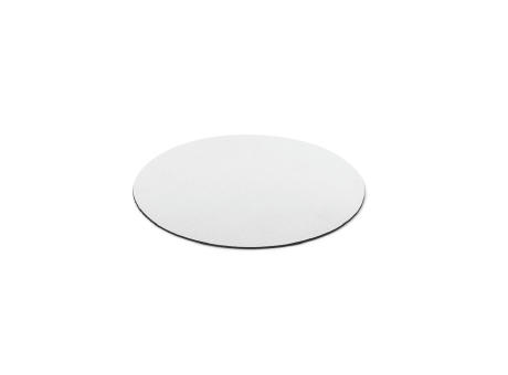 BLAIR ROUND. Rundes Mauspad mit Gummibasis Werbeartikel