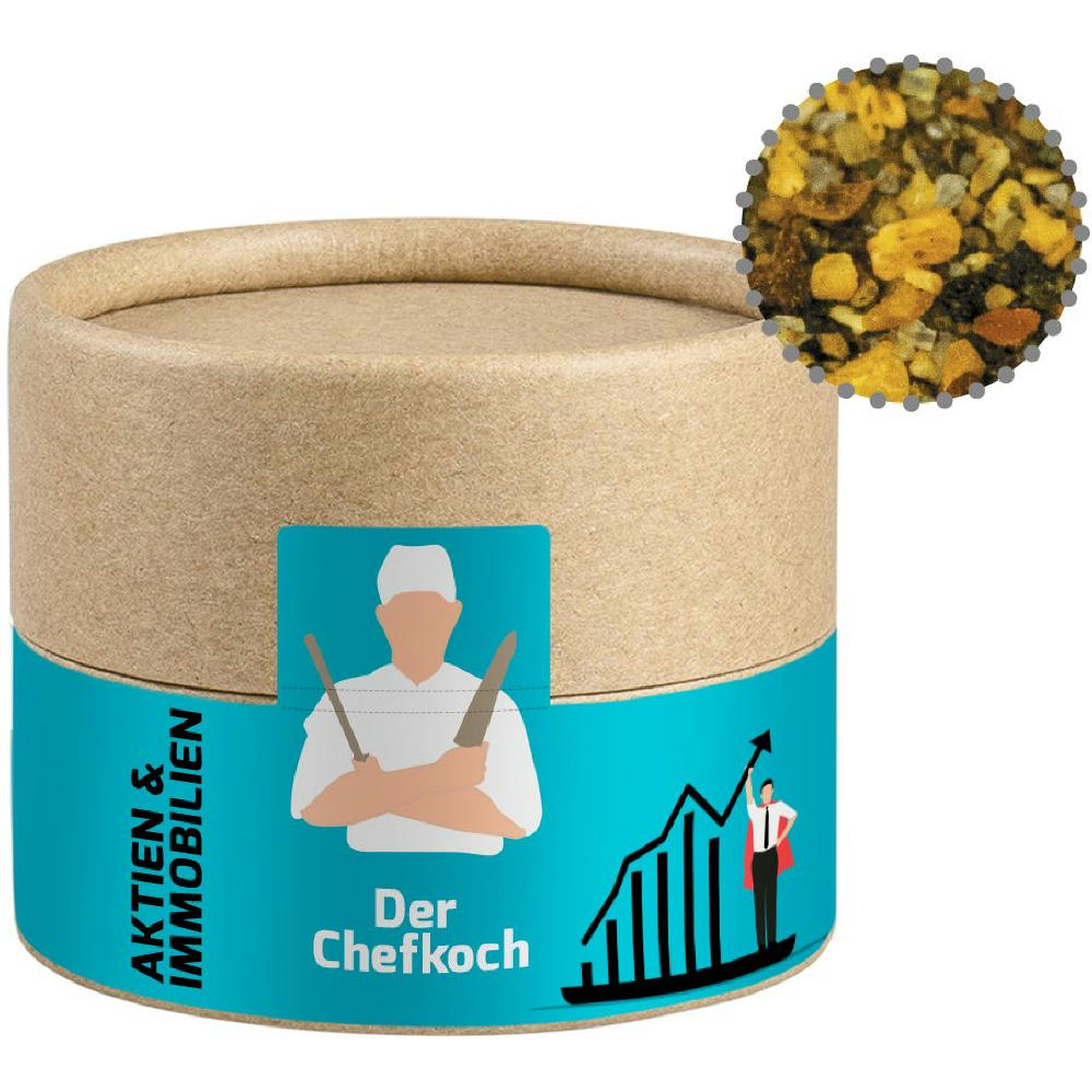 Product image Gewürzmischung Steak Pfeffer, ca. 40g, Kraftpapierdose Mini Werbeartikel
