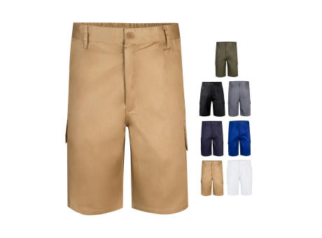 VL CHIONE. Bermudashorts aus Multi-Pocket-Twill (200g/m²), aus Baumwolle (35%) und Polyester (65%) Werbeartikel