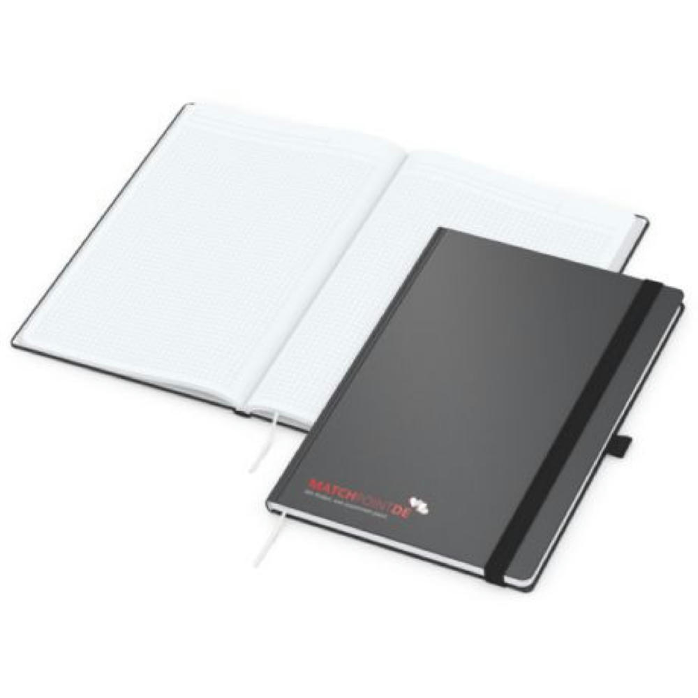 Product image Notizbuch Vision-Book White Bestseller inkl. Siebdruck-Digital Werbeartikel