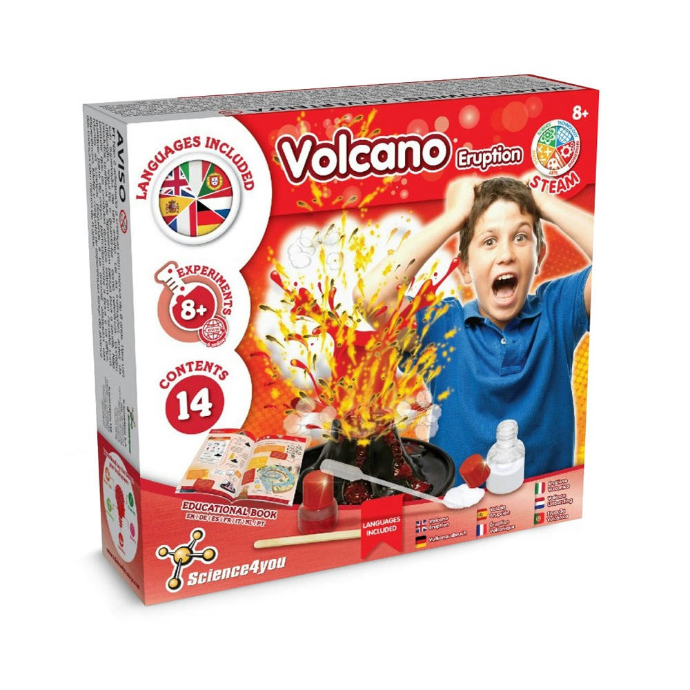 VOLCANIC ERUPTION GAME. Lernspiel für Kinder Werbeartikel