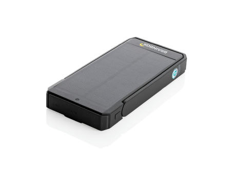 Skywave 10000mAh Solarpowerbank aus RCS recycelt. Kunststoff bedrucken