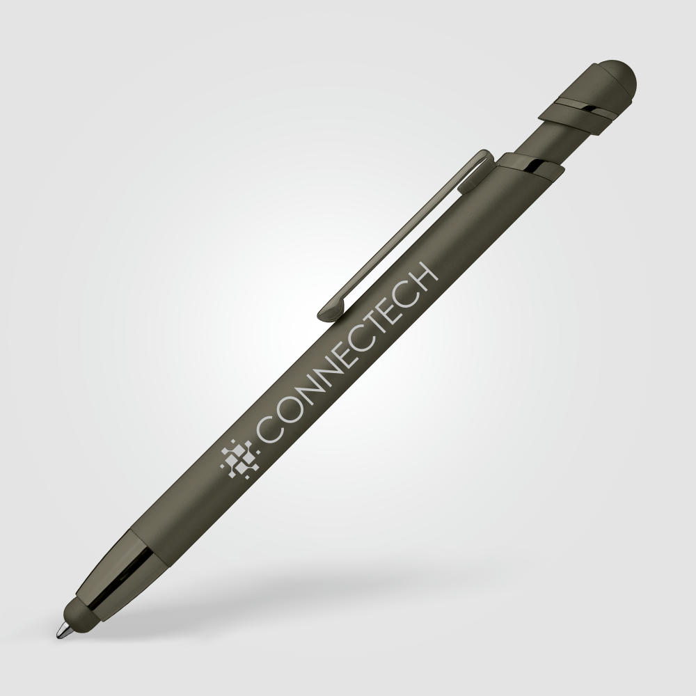 Atlantic Softy Metallic Kugelschreiber - m/Stylus Werbeartikel