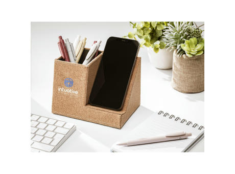 Ecork Pen Holder Wireless Charger Stifthalter Ladegerät Werbeartikel