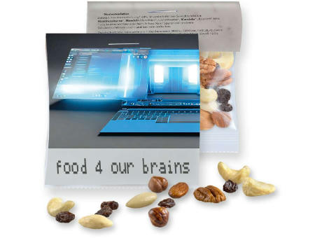 Product image Studentenfutter, ca. 30g, Express Maxi-Tüte mit Werbereiter Werbeartikel