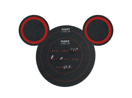 Dartspiel und Darthalterung als Sonderform | komplett individuell gestaltbar Werbeartikel