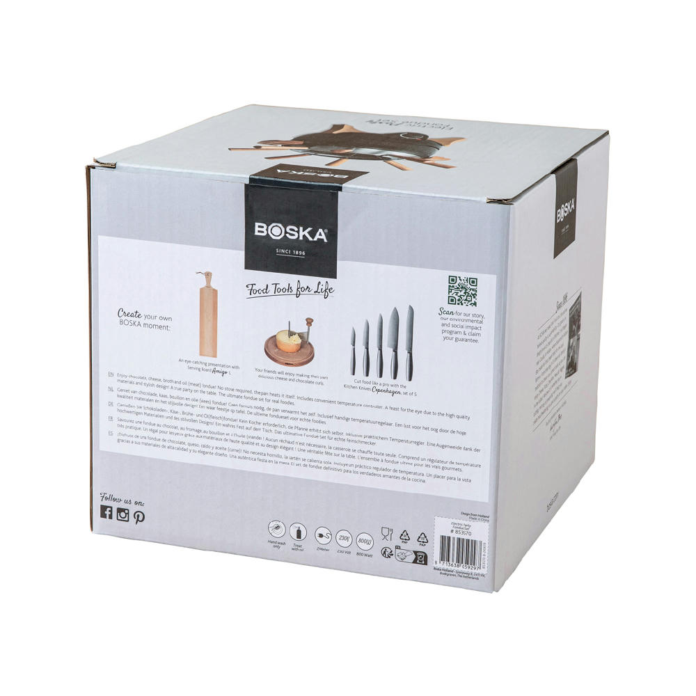 BOSKA elektrisches Party Fondue Set - 2.3L (EU Type F) Werbeartikel