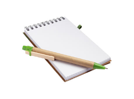 Product image Recyceltes Notebook A6 mit Kugelschreiber Werbeartikel