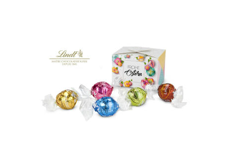 Product image Geschenkartikel / Präsentartikel: Lindt Osterfreude - mit 5 Lindt Lindorkugeln, auch in individueller Pralinenschachtel bedrucken