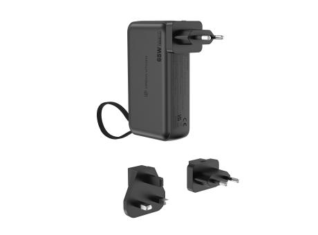 Urban Vitamin Eureka RCS recyceltes 65W-Hybrid-Ladegerät bedrucken