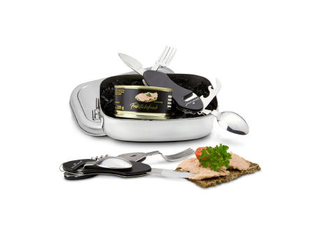 Geschenkset / Präsenteset: Herzhafte Outdoor-Box Werbeartikel