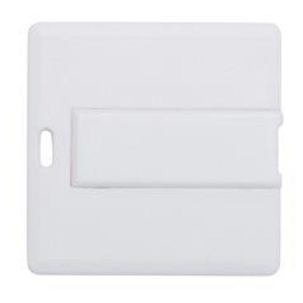 USB-Stick Mini Credit Card 8 USB 2.0 COB   1 GB Weiß Werbeartikel