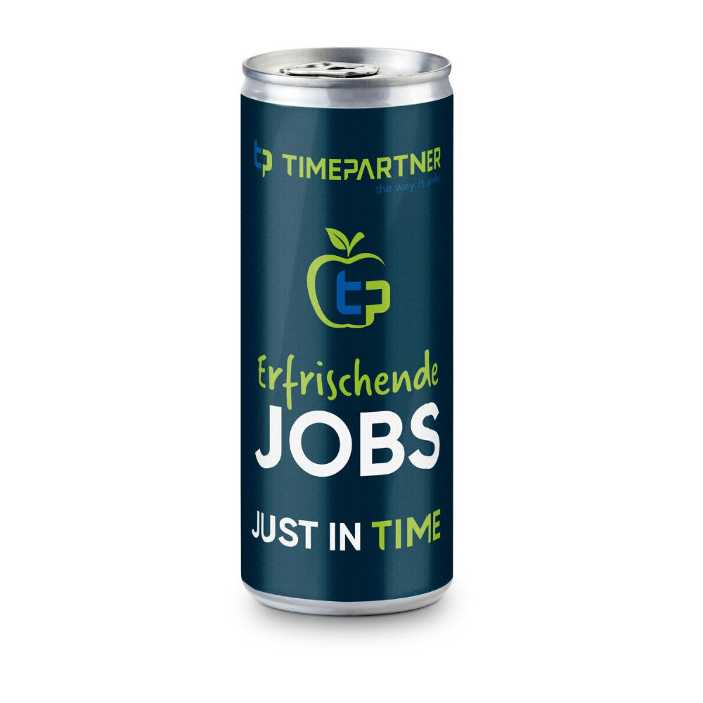 Promo Fresh - Apfelschorle - ohne Zuckerzusatz - Folien-Etikett, 250 ml Werbeartikel