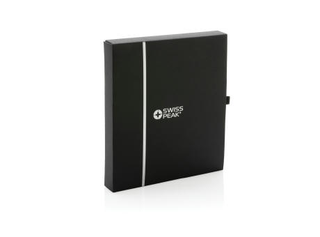 Swiss Peak Reise-Geschenkset aus GRS recyceltem PU bedrucken