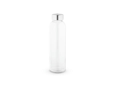 Product image SOLER. Glasflasche sublimations und Edelstahlverschluss 500 ml Werbeartikel