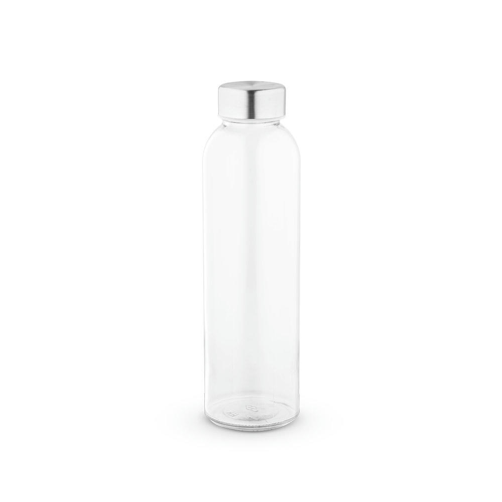 Product image SOLER. Glasflasche sublimations und Edelstahlverschluss 500 ml Werbeartikel