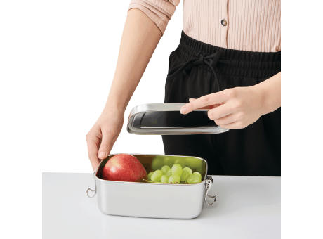 STRONG BREAK - Edelstahl Lunchbox Werbeartikel
