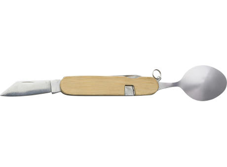 Bambus-Multifunktionsbesteck-Set Ainsley Werbeartikel