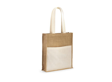 BRAGA. Jutetasche (240 g/m²) und Tasche aus 100% Baumwolle (140 gm²) bedrucken
