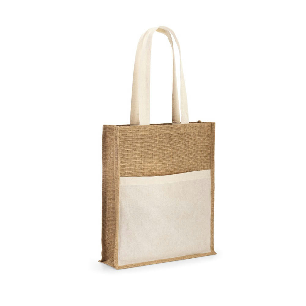 Product image BRAGA. Jutetasche (240 g/m²) und Tasche aus 100% Baumwolle (140 gm²) Werbeartikel