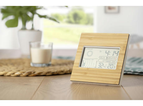Bambus Wetterstation Lia Werbeartikel