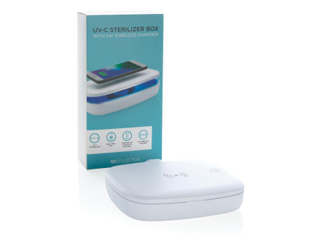 UV-C Sterilisations-Box mit 5W Wireless Charger Werbeartikel
