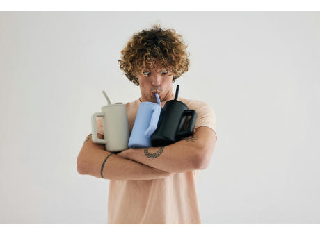 Product image Cube Becher aus RCS recyceltem Stahl 800ml bedrucken