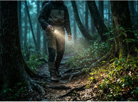 2-in-1 Wiederaufladbare Taschenlampe 'Rigel' (M) Werbeartikel