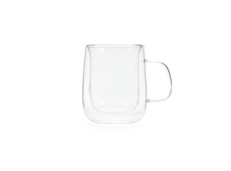 Elbe 450 Tasse Borosilikat Glas 440 ml  Werbeartikel