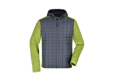 Men's Knitted Hybrid Jacket - Strickfleecejacke im stylischen Materialmix Werbeartikel