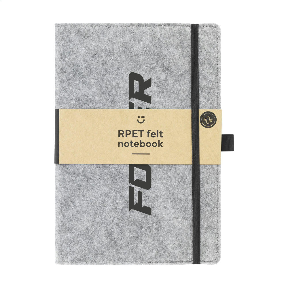 Product image Felty GRS RPET Notebook A5 Notizbuch Werbeartikel