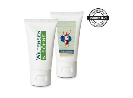 Pflegetube Basic 50 ml - alkoholisches Handreinigungsgel, Made in Germany Werbeartikel