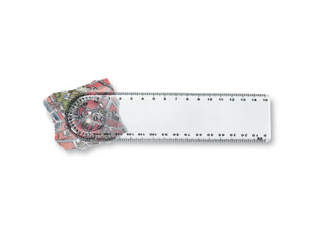 Product image Lineal mit Lupe/Winkelmesser Werbeartikel
