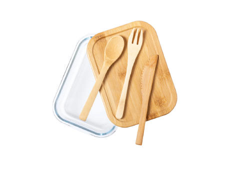 Glas-Lunchbox Cuttata Werbeartikel