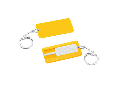 Prüfer weiß, Gehäuse gelb