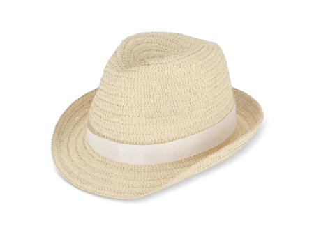 Product image Pflanzlicher Strohhut mit farbigem Band Werbeartikel