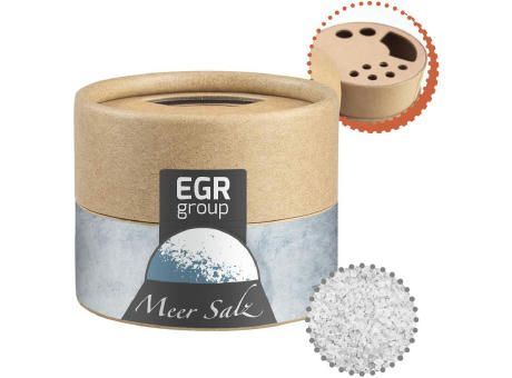 Product image Meersalz, ca. 75g, Kraftpapierstreuer Mini Werbeartikel