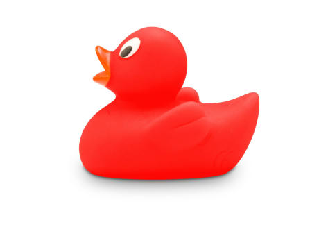 Werbeente Tilda XS Rot, ca. 4 cm Werbeartikel