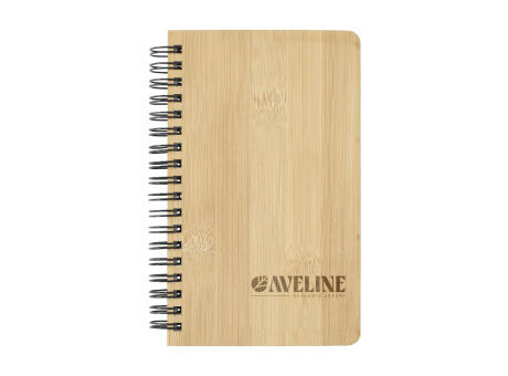 Notebook made from Stonewaste-Bamboo A6 Notizbuch Werbeartikel