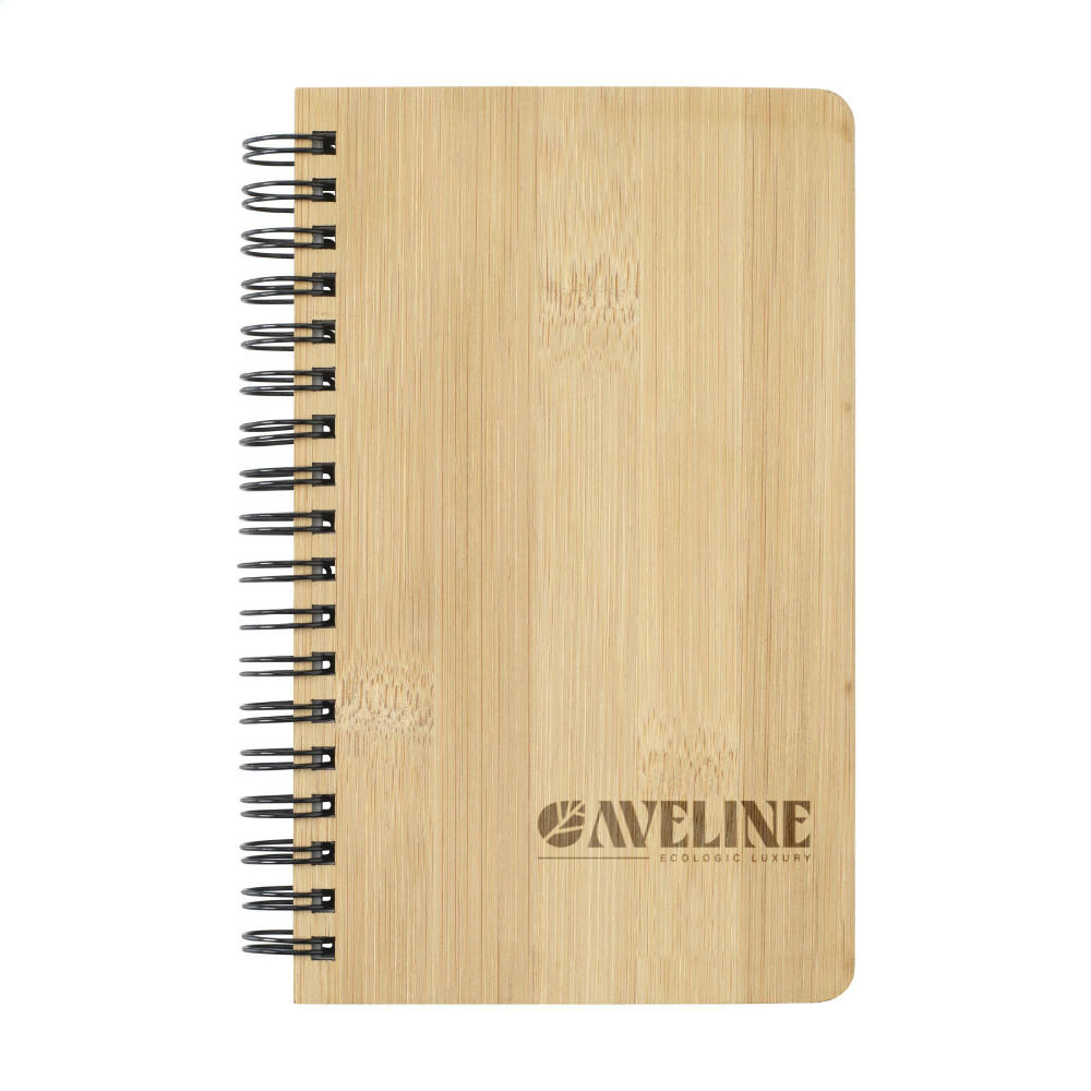 Product image Notebook made from Stonewaste-Bamboo A6 Notizbuch Werbeartikel