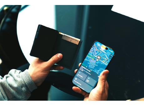 Seekcard RCS rPolyester Kartenetui mit weltweiter Ortung Werbeartikel