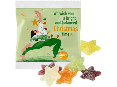 Product image Veganes Weihnachtsgelee im kompostierbaren Tütchen Werbeartikel